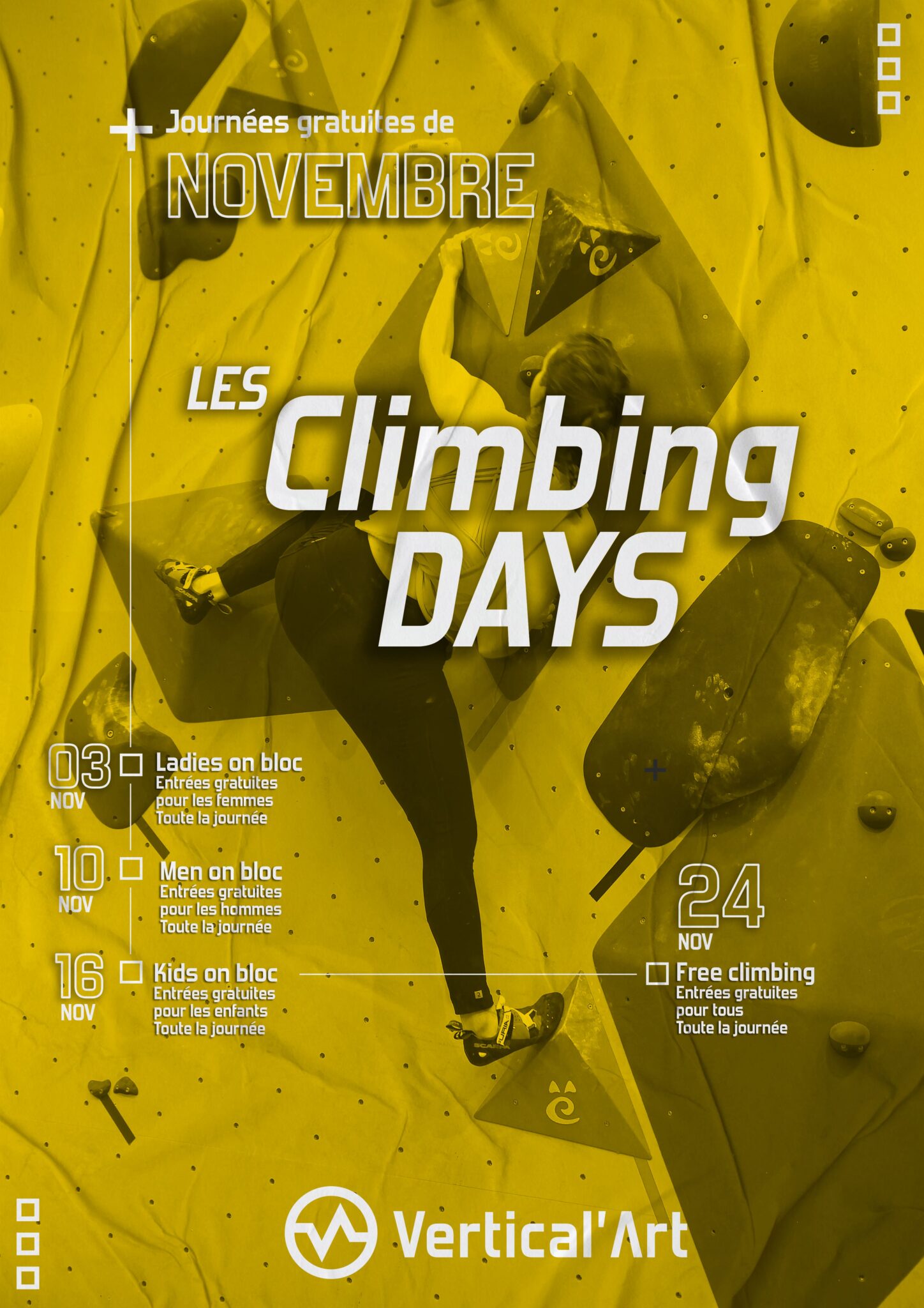 Climbing days à Vertical'Art Orléans Novembre 2022