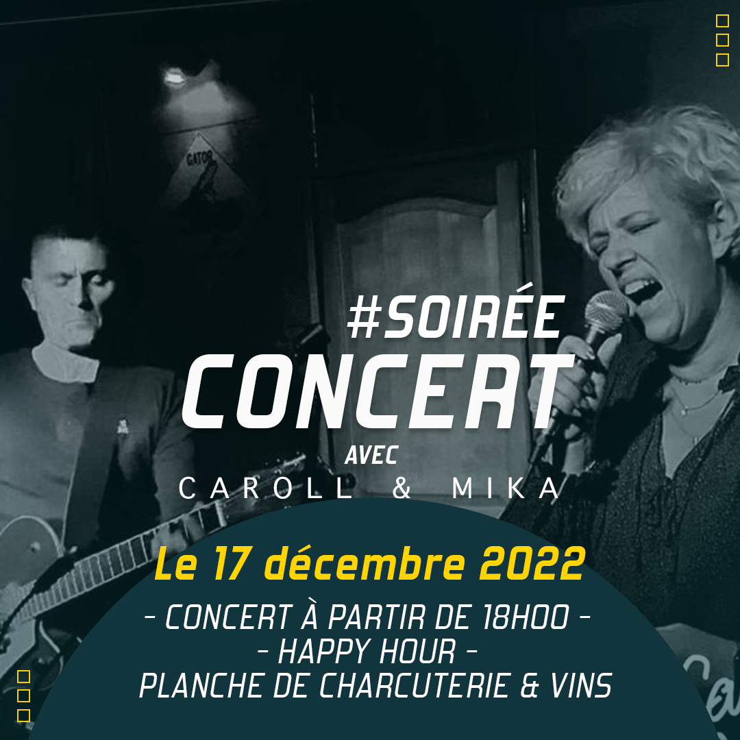 Concert Caroll & Mika Vertical'Art Orléans samedi 17 décembre 2022