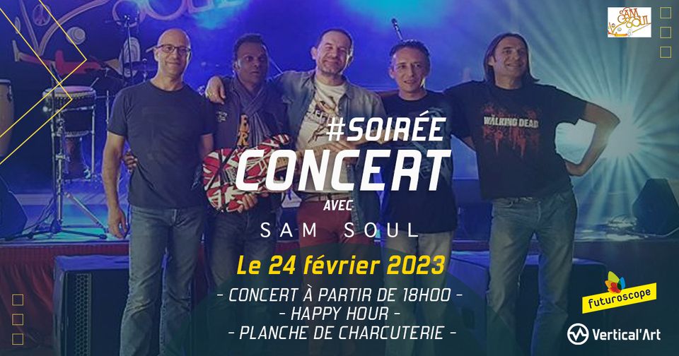 Concert Sam Soul à Vertical'Art Orléans 24 février 2023
