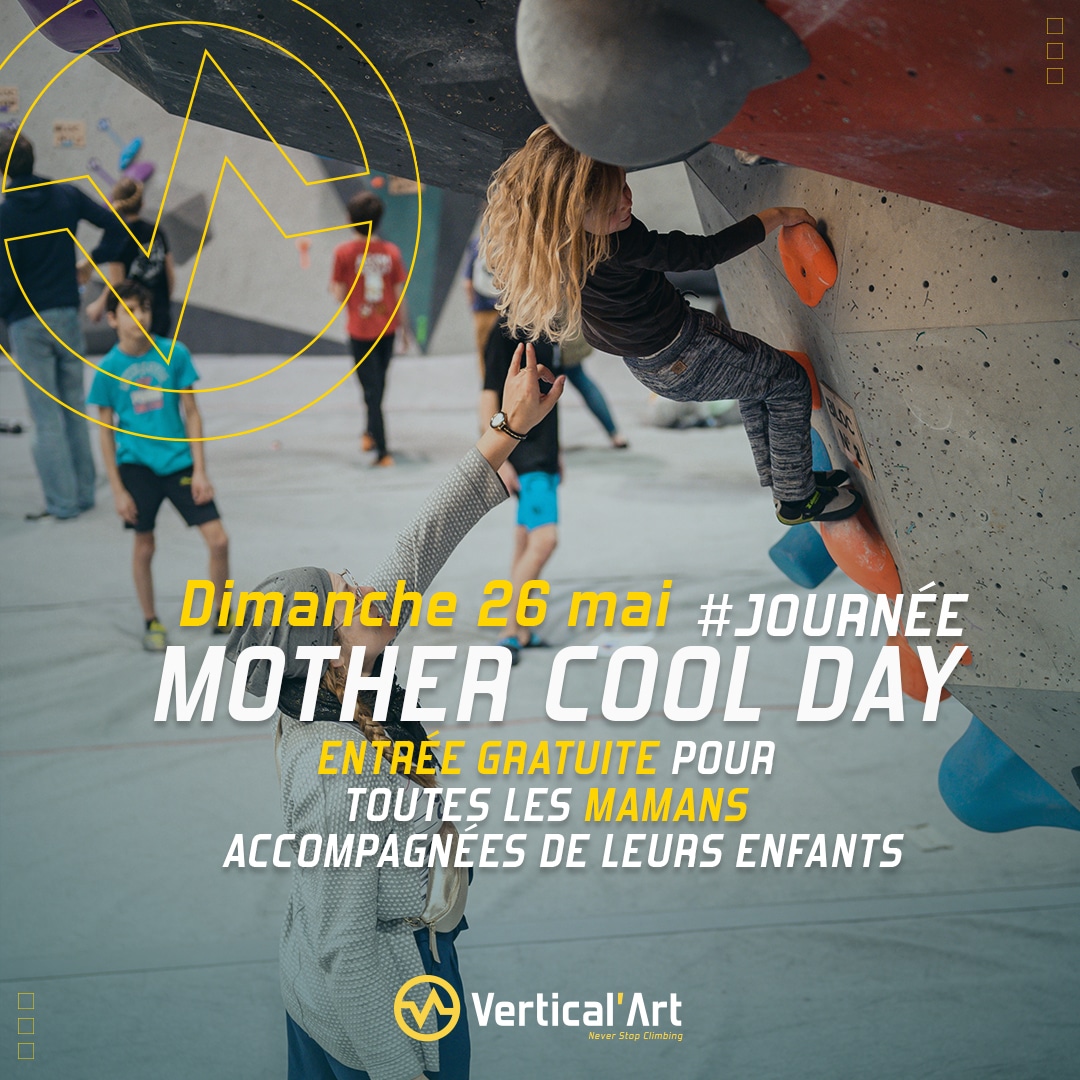 Fête des mères à Vertical'Art Orléans, escalade gratuite pour les mamans dimanche 26 mai