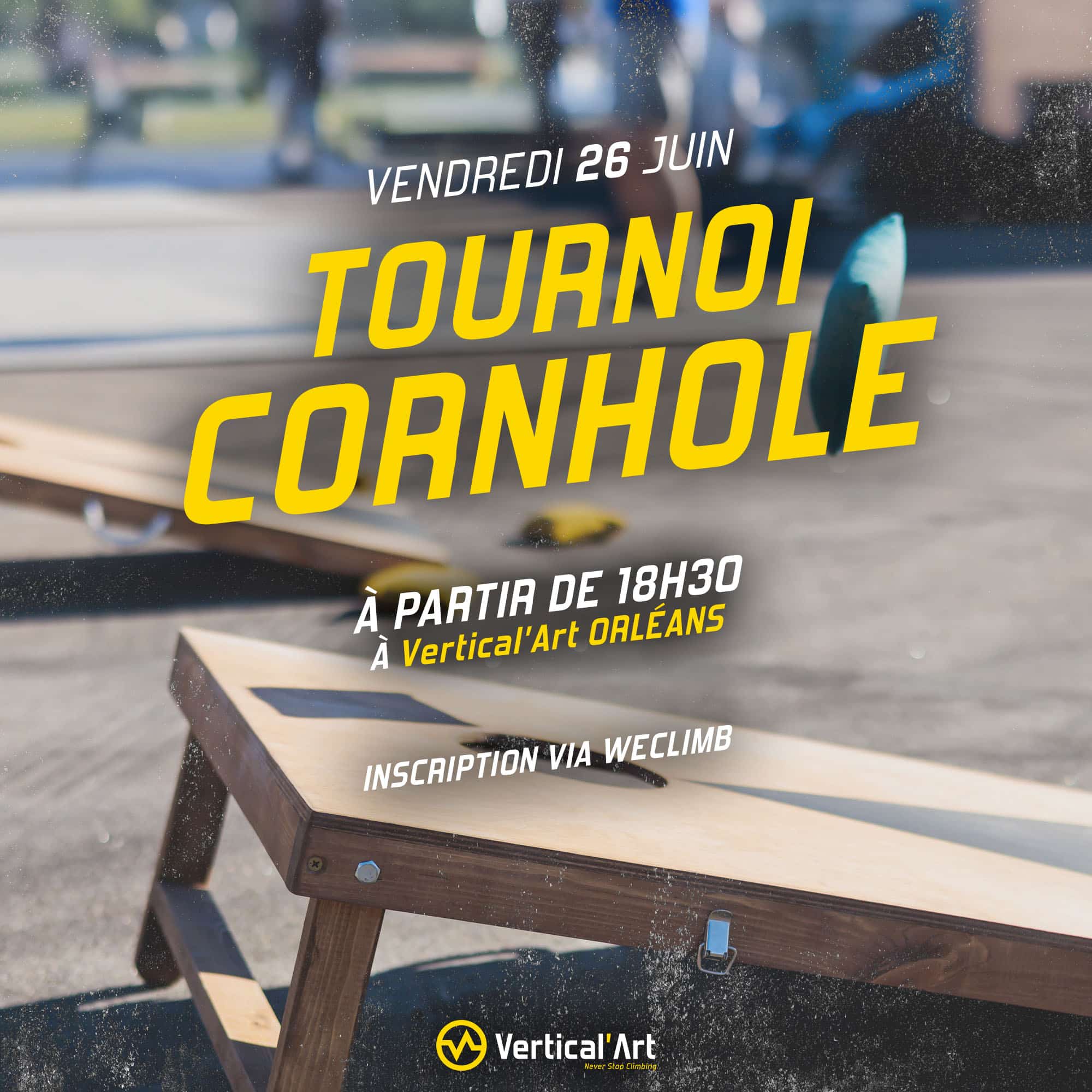 TOURNOI CORNHOLE - Oléans - Insta